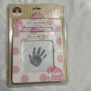 carter's hand and footprint kit, pink